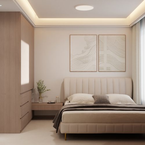 Woodlands Woodgrove Ascent 2-Room Design B (Kitchen, Master Bedroom, and Bathroom Cabinets)