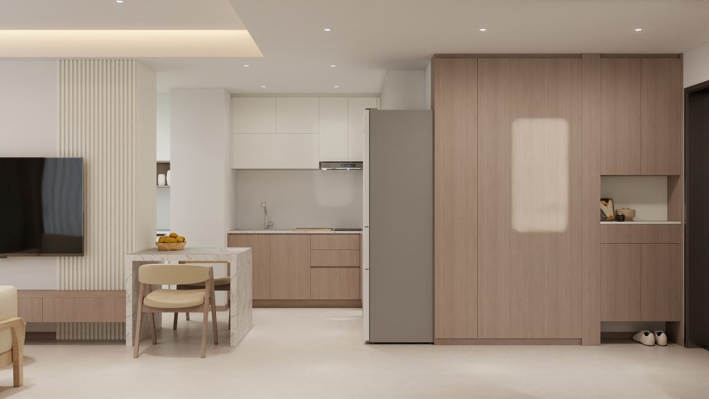 Kitchen Island with Sintered Stone  (3 feet)