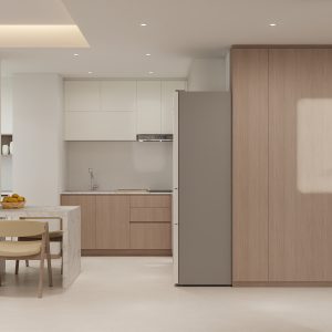 Foyer Full Height Shoes Cabinet and Bomb Shelter Door (6.5 feet)