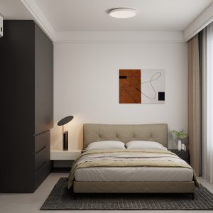Bedroom 1 Casement Wardrobe with Dressing Table (6.5 feet)