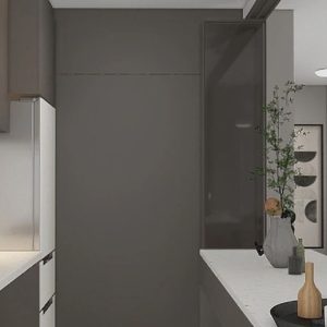 Feature Wall of Bomb Shelter with Tic-Tac Door