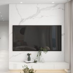 Living Tv Console & Feature Wall  (7 feet)