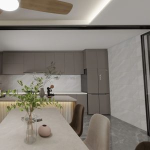 Kitchen Island with Sintered Stone (10 feet)
