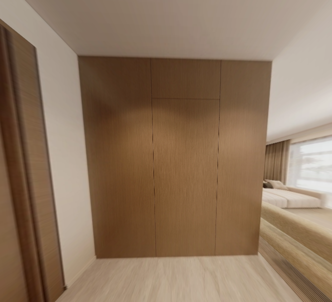 Feature Wall of Bomb Shelter with Tic-Tac Door