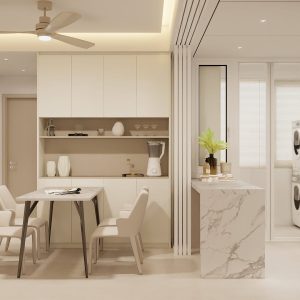Kitchen Island with Sintered Stone  (6 feet)
