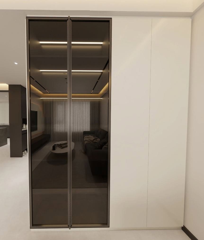 Living Room Full Height Display & Storage Cabinet (6 feet)