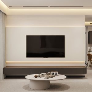 Living Room Suspended Tv Console