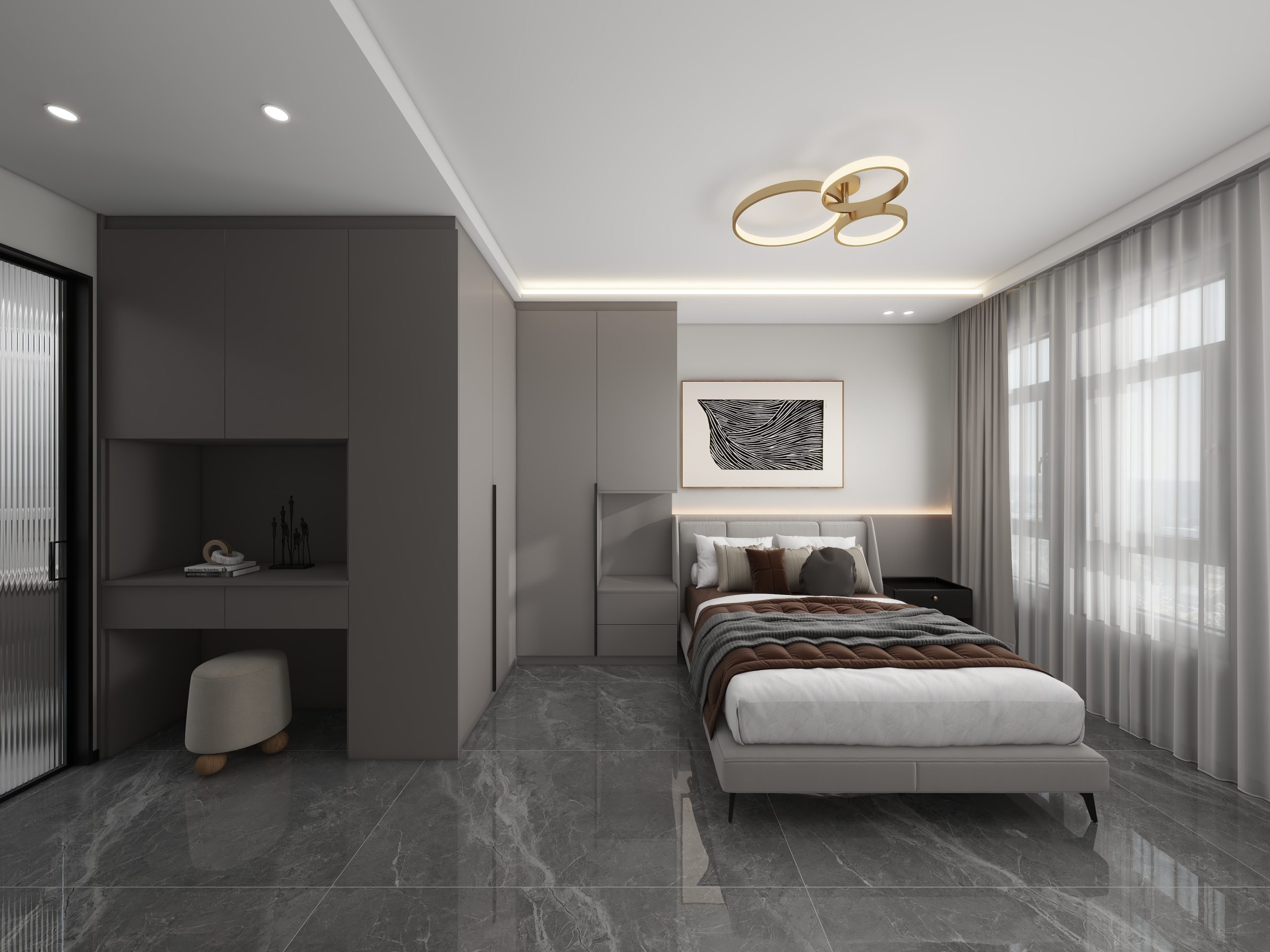 Hougang Citrine 4-Room Design C (Kitchen, Master Bedroom, and Bathroom Cabinets)