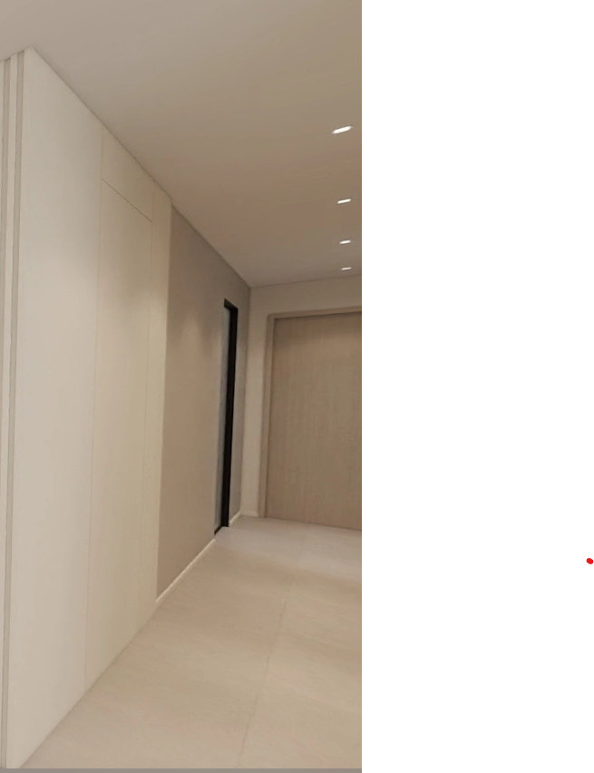 Feature Wall of Bomb Shelter with Tic-Tac Door