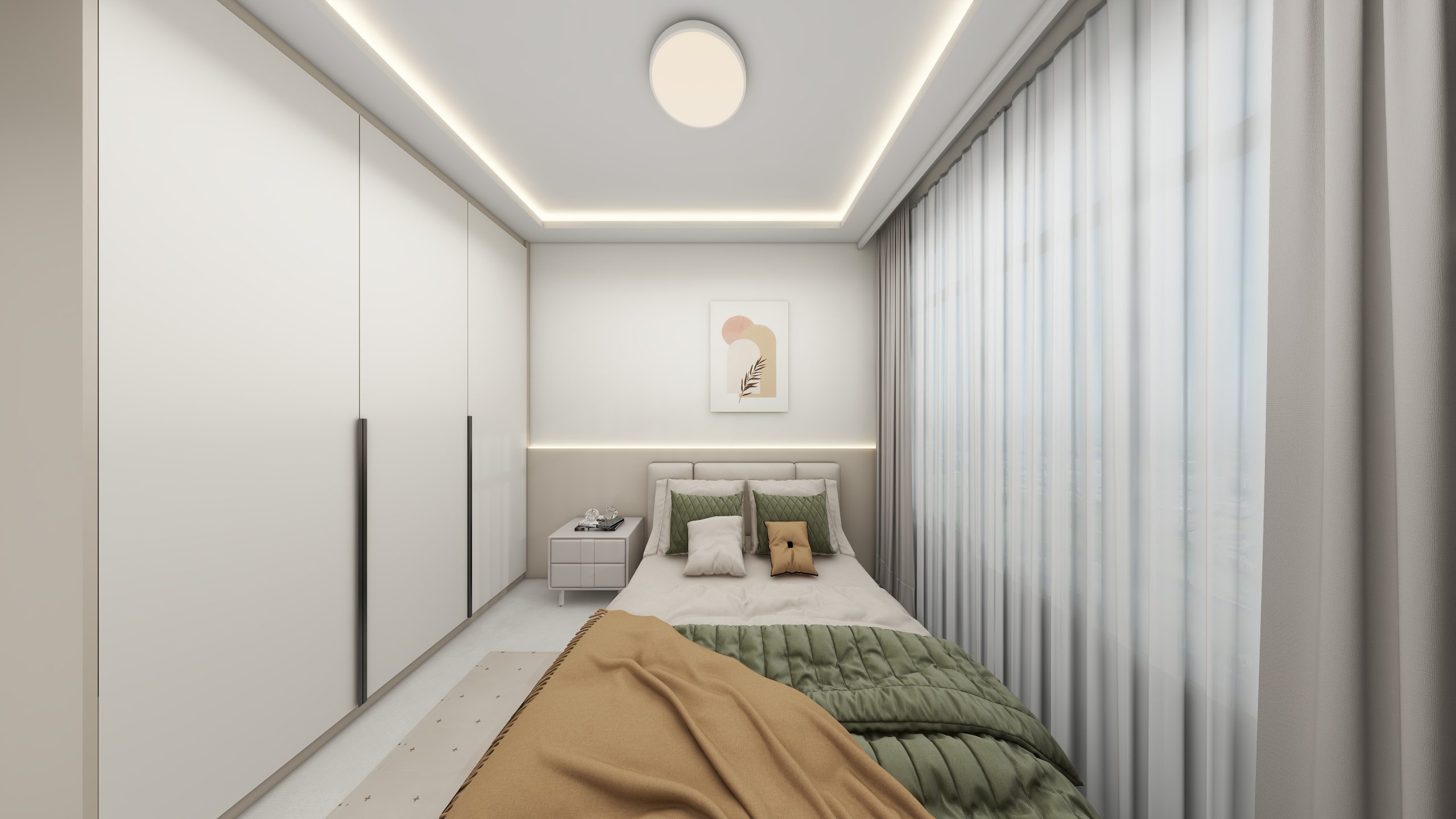 Toa Payoh Ridge 2-Room Design A (Kitchen, Master Bedroom, and Bathroom Cabinets)