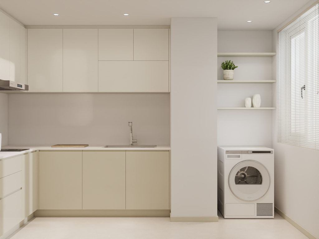 Jurong East Toh Guan Grove 2-Room Design A (Kitchen, Master Bedroom, and Bathroom Cabinets)