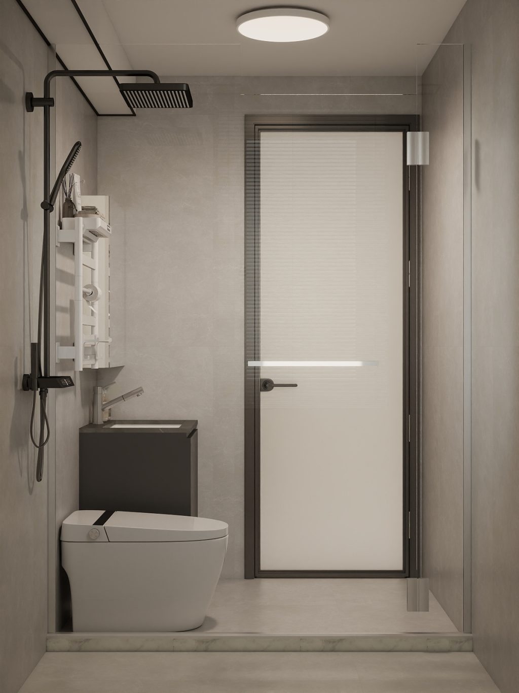 Jurong East Toh Guan Grove 2-Room Design C (Kitchen, Master Bedroom, and Bathroom Cabinets)