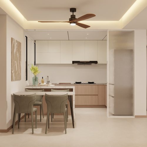 Jurong East Toh Guan Grove 4-Room Design B (Kitchen, Master Bedroom, and Bathroom Cabinets)