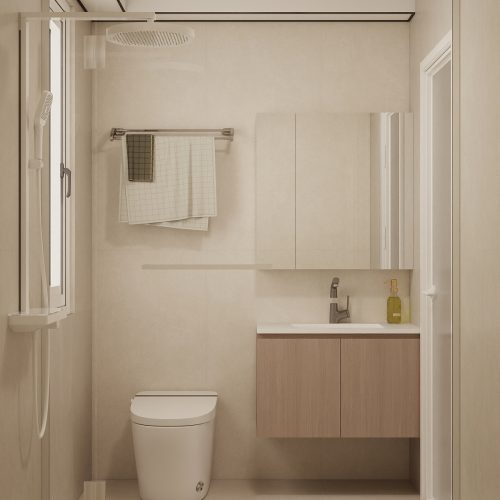 Jurong East Toh Guan Grove 4-Room Design B (Kitchen, Master Bedroom, and Bathroom Cabinets)