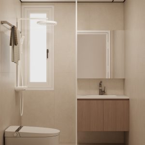 Common Bathroom Top & Bottom Cabinets (5 feet)