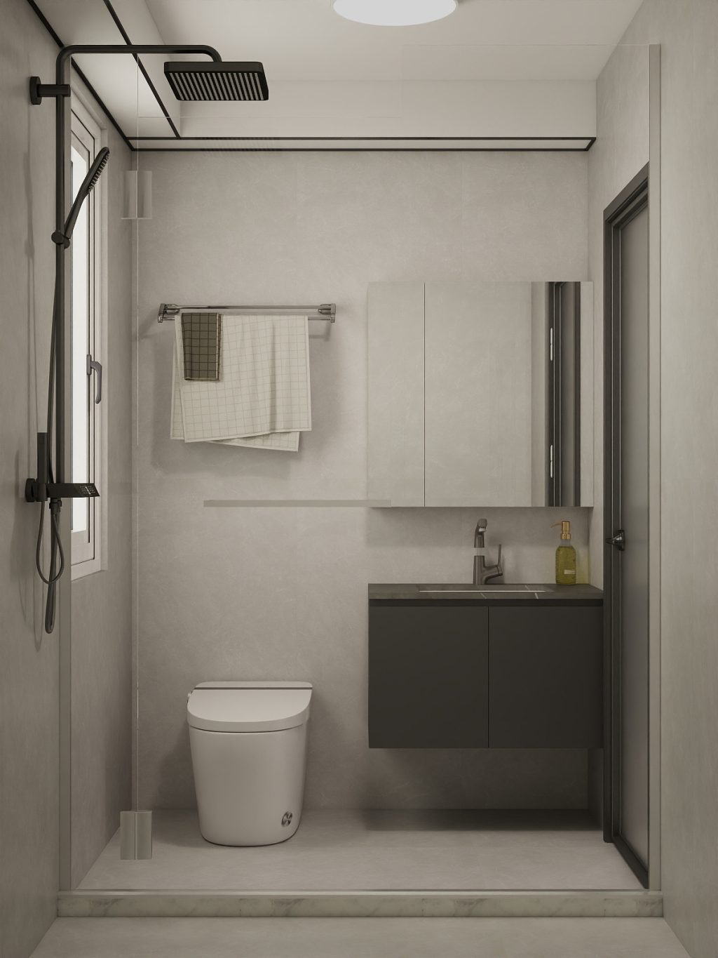 Jurong East Toh Guan Grove 4-Room Design C (Kitchen, Master Bedroom, and Bathroom Cabinets)