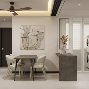 Kitchen Island with Sintered Stone  (6 feet)