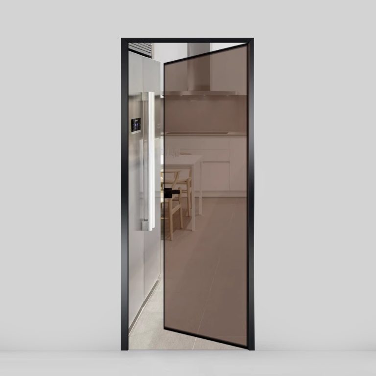 Master Bathroom Aluminium Swing Glass Door (3 feet)