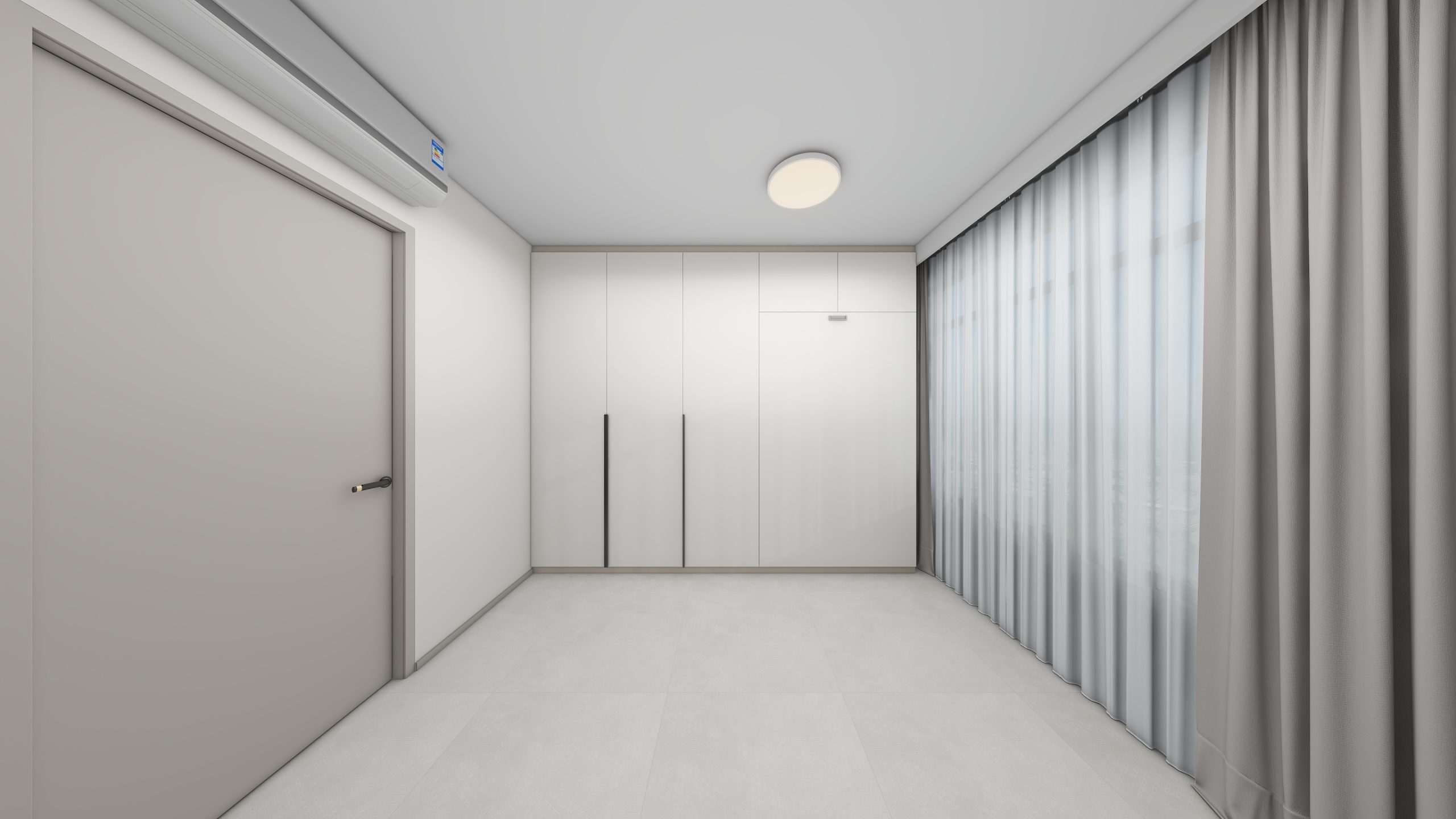 Bedroom 2 Space-Saving Bed with Casement Wardrobe