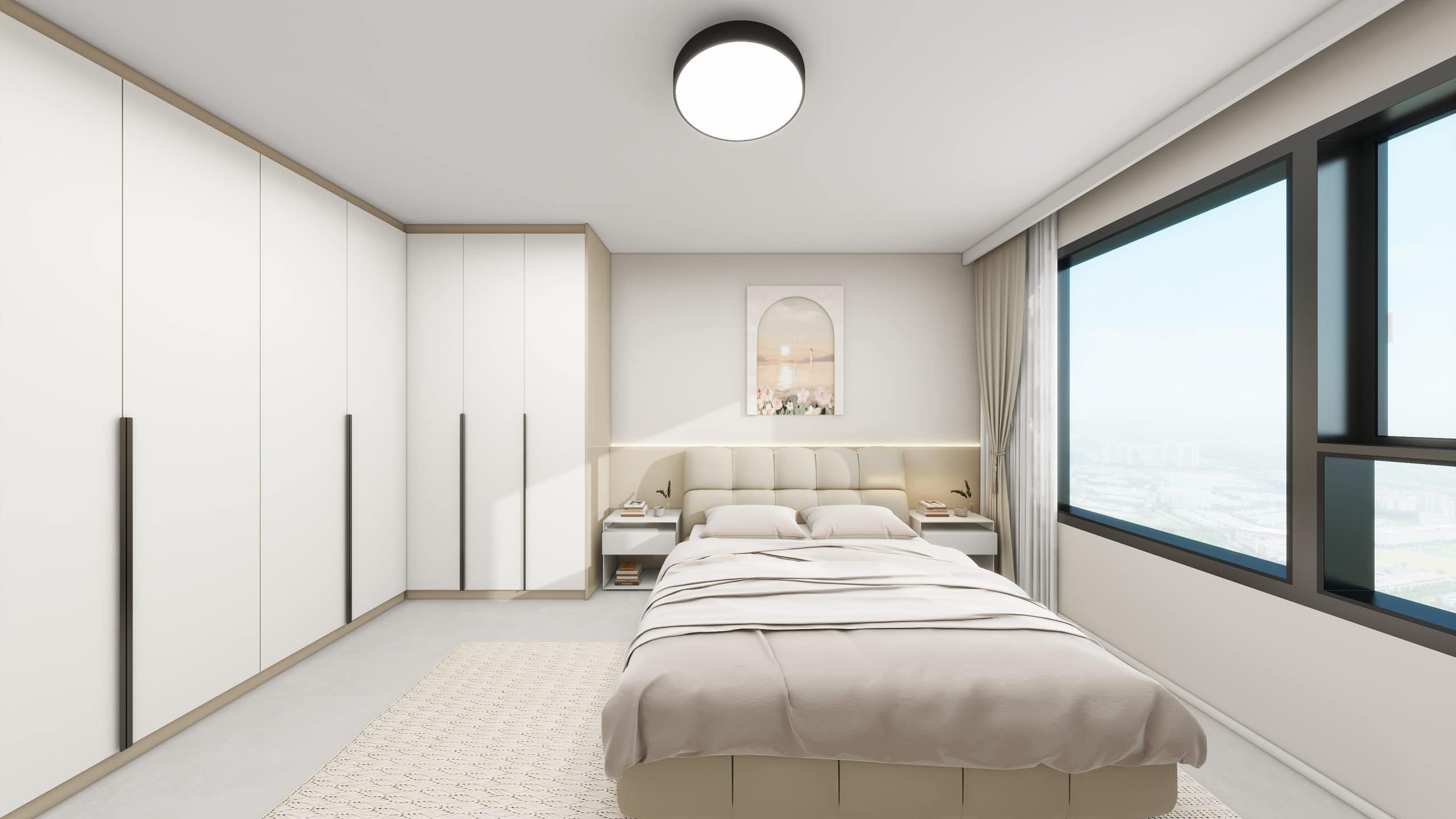 Canberra Vista 4-Room Design A (Kitchen, Master Bedroom, and Bathroom Cabinets)