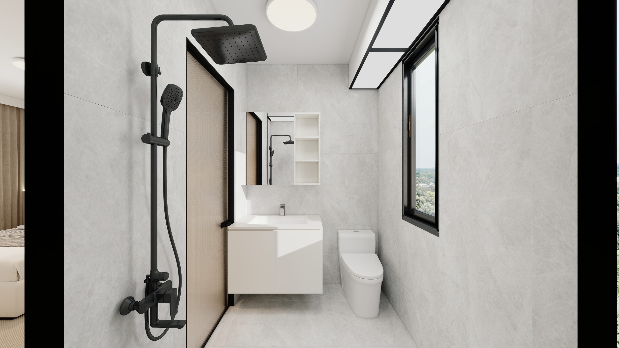 Pasir Ris Costa Grove 4-Room  Design A (Kitchen, Master Bedroom, and Bathroom Cabinets)