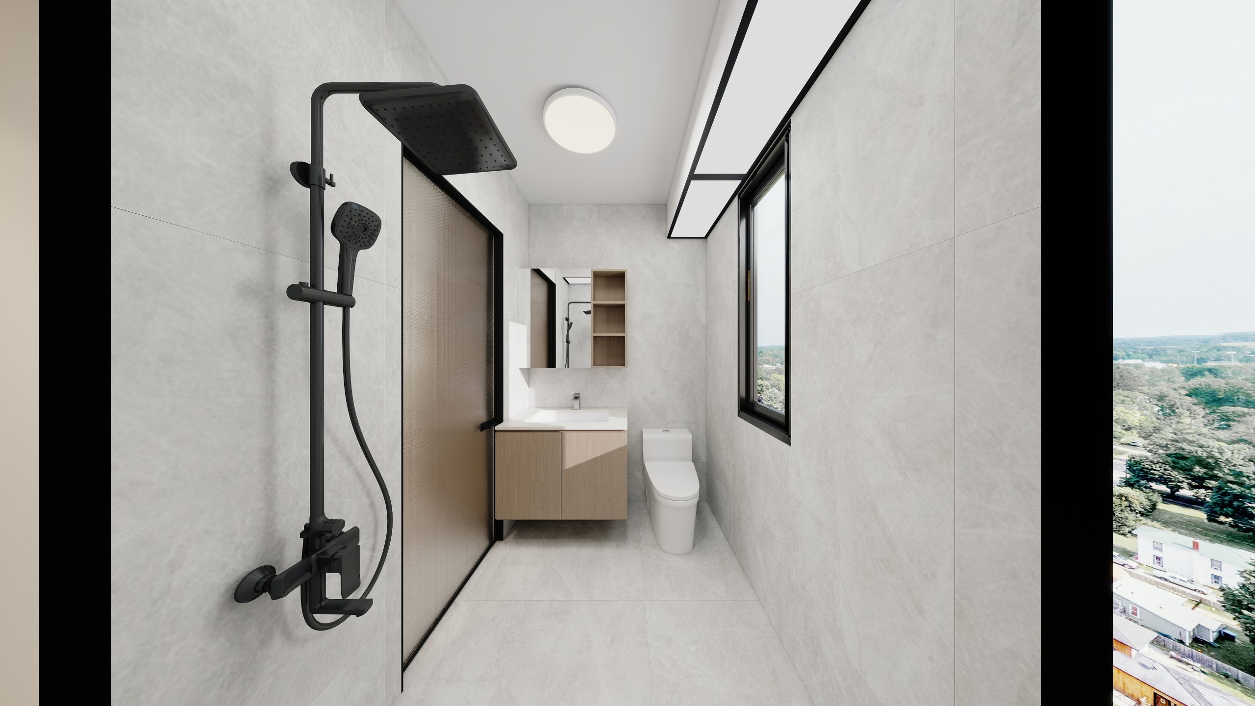 Costa-Grove-96-B-6-scaled-1.jpg Pasir Ris Costa Grove 4-Room Design B (Kitchen, Master Bedroom, and Bathroom Cabinets)