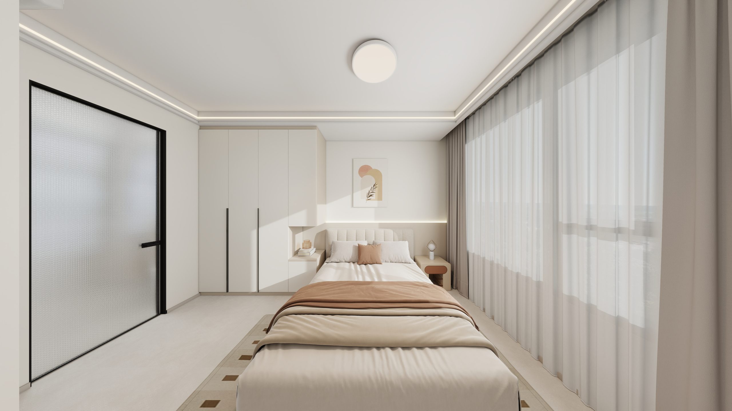 Dakota One 3-Room Design A (Kitchen, Master Bedroom, and Bathroom Cabinets)