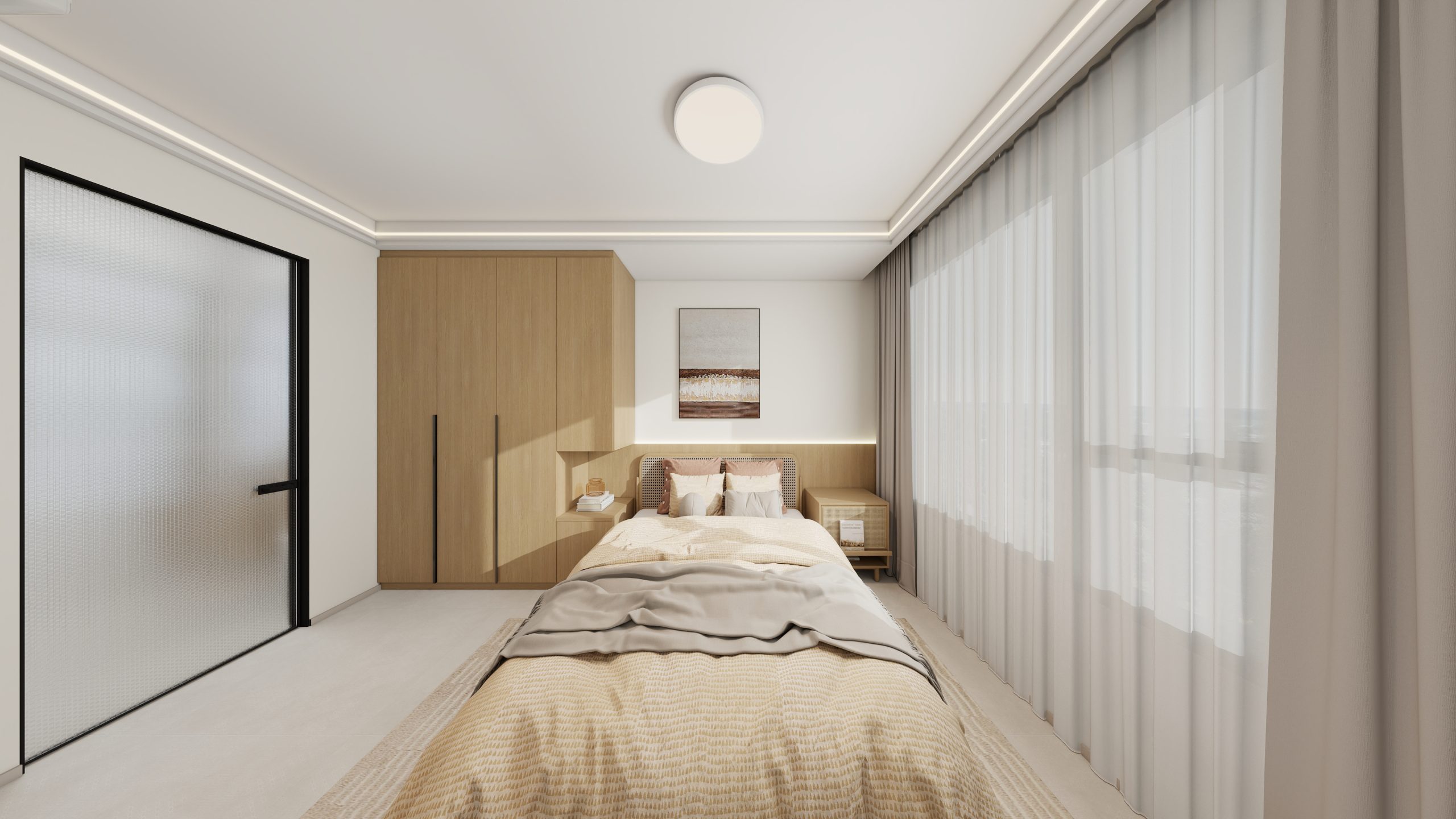 Dakota One 3-Room Design B (Kitchen, Master Bedroom, and Bathroom Cabinets)