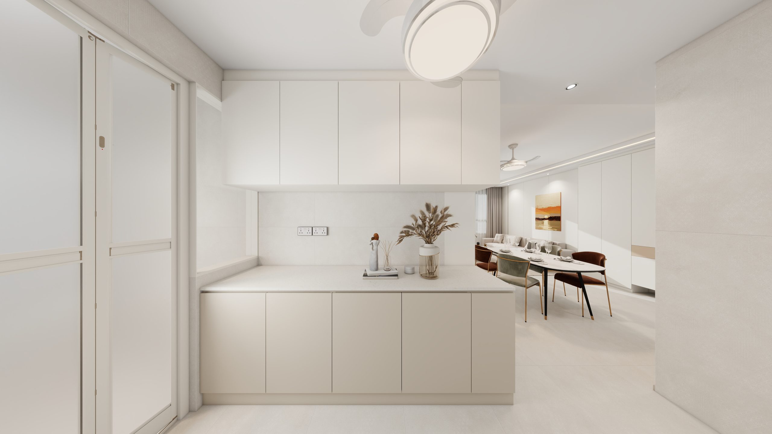Dakota One 4-Room Design A (Kitchen, Master Bedroom, and Bathroom Cabinets)