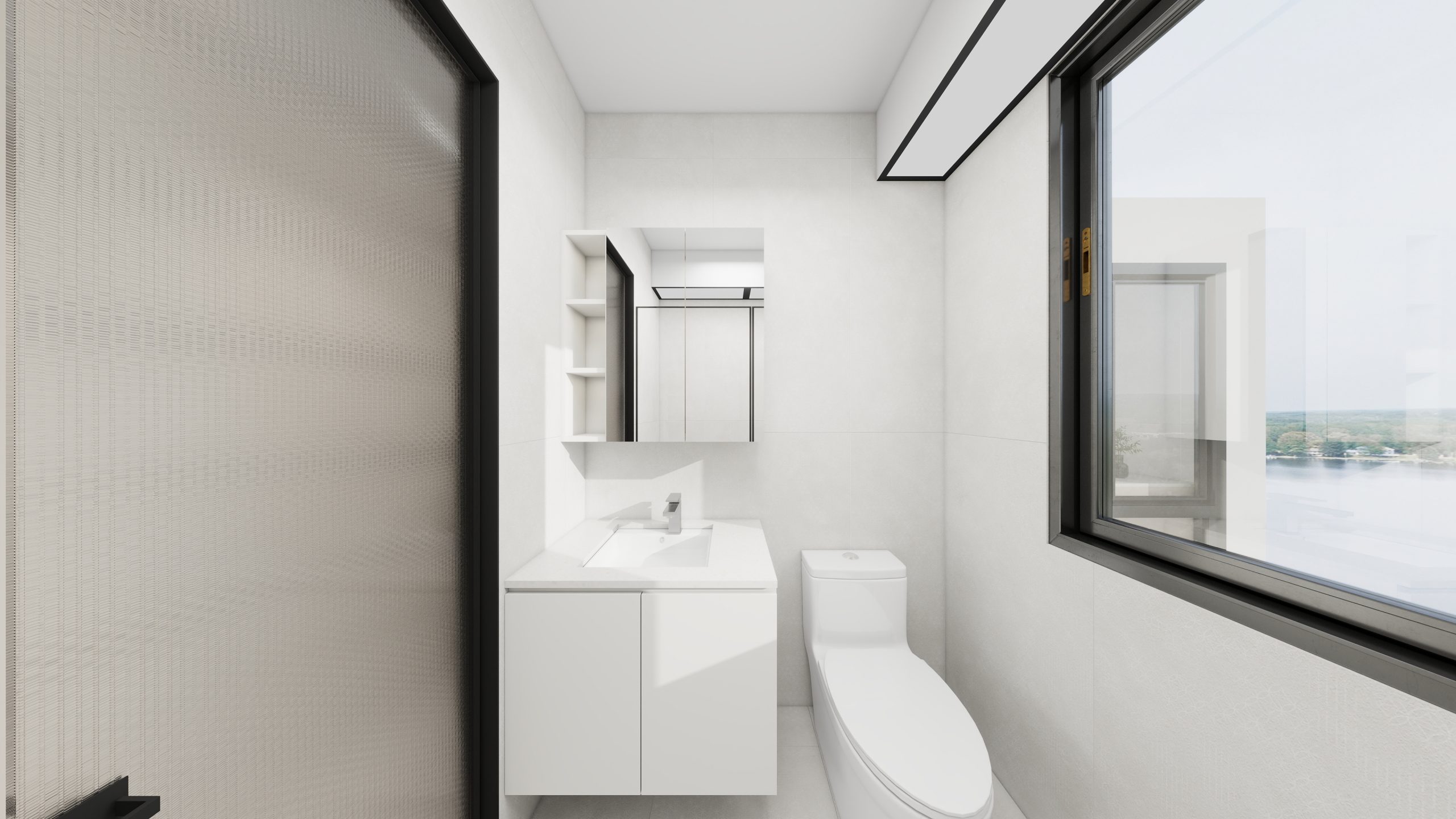 Dakota One 4-Room Design A (Kitchen, Master Bedroom, and Bathroom Cabinets)