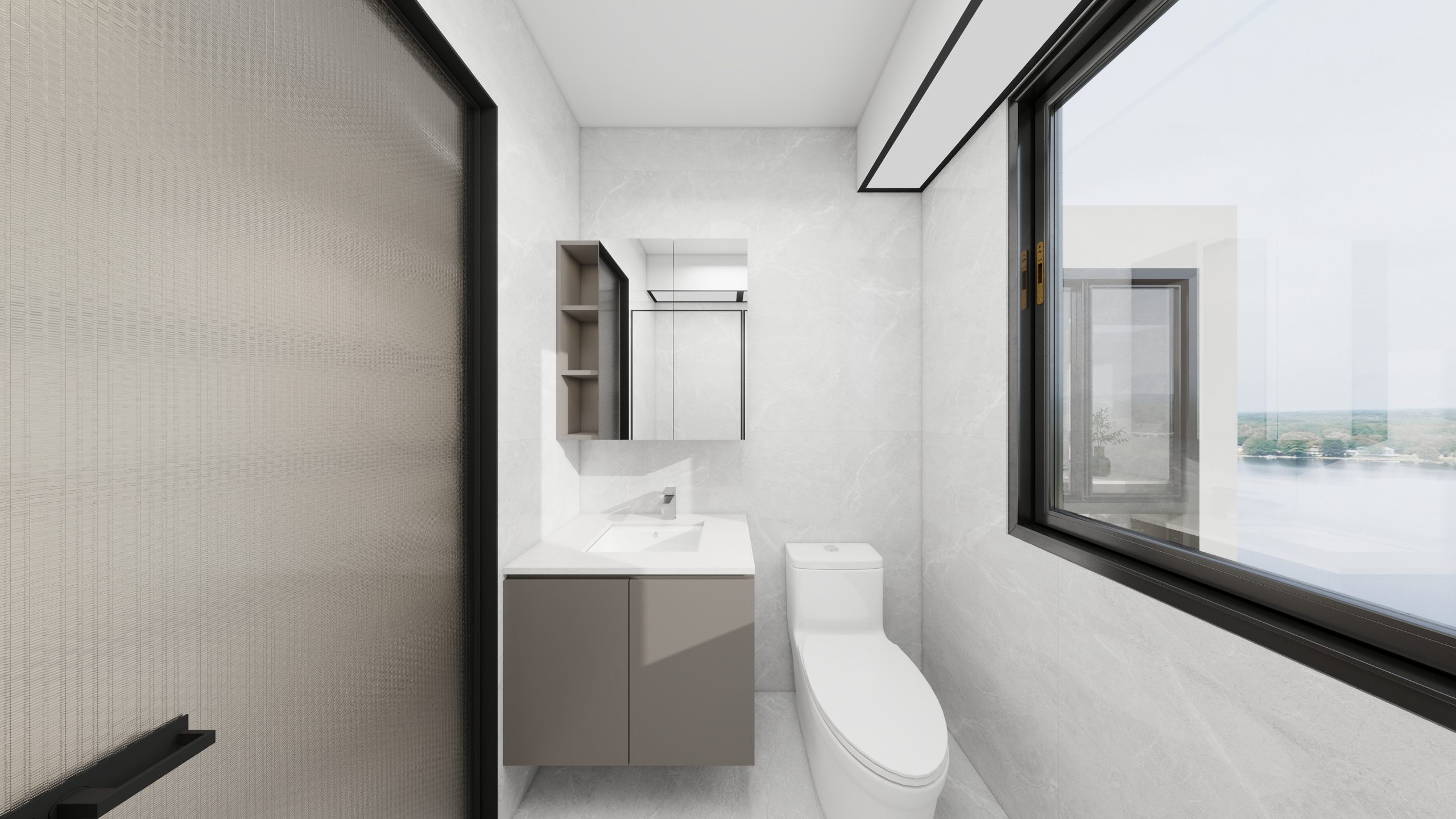 Dakota One 4-Room Design C (Kitchen, Master Bedroom, and Bathroom Cabinets)