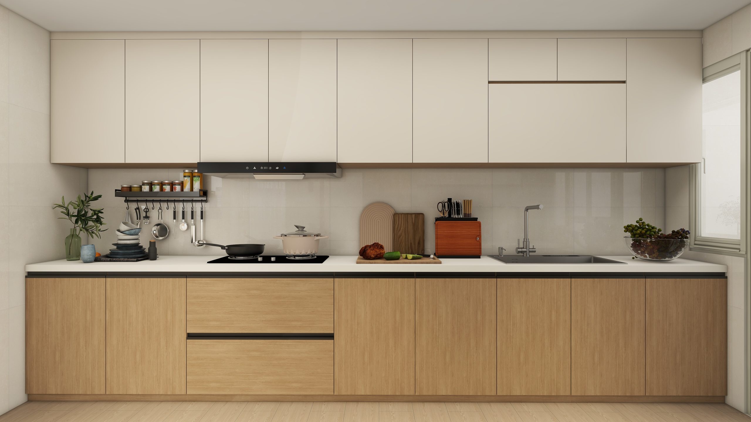 Tengah Garden Bloom 5-Room Design B (Kitchen, Master Bedroom, and Bathroom Cabinets)