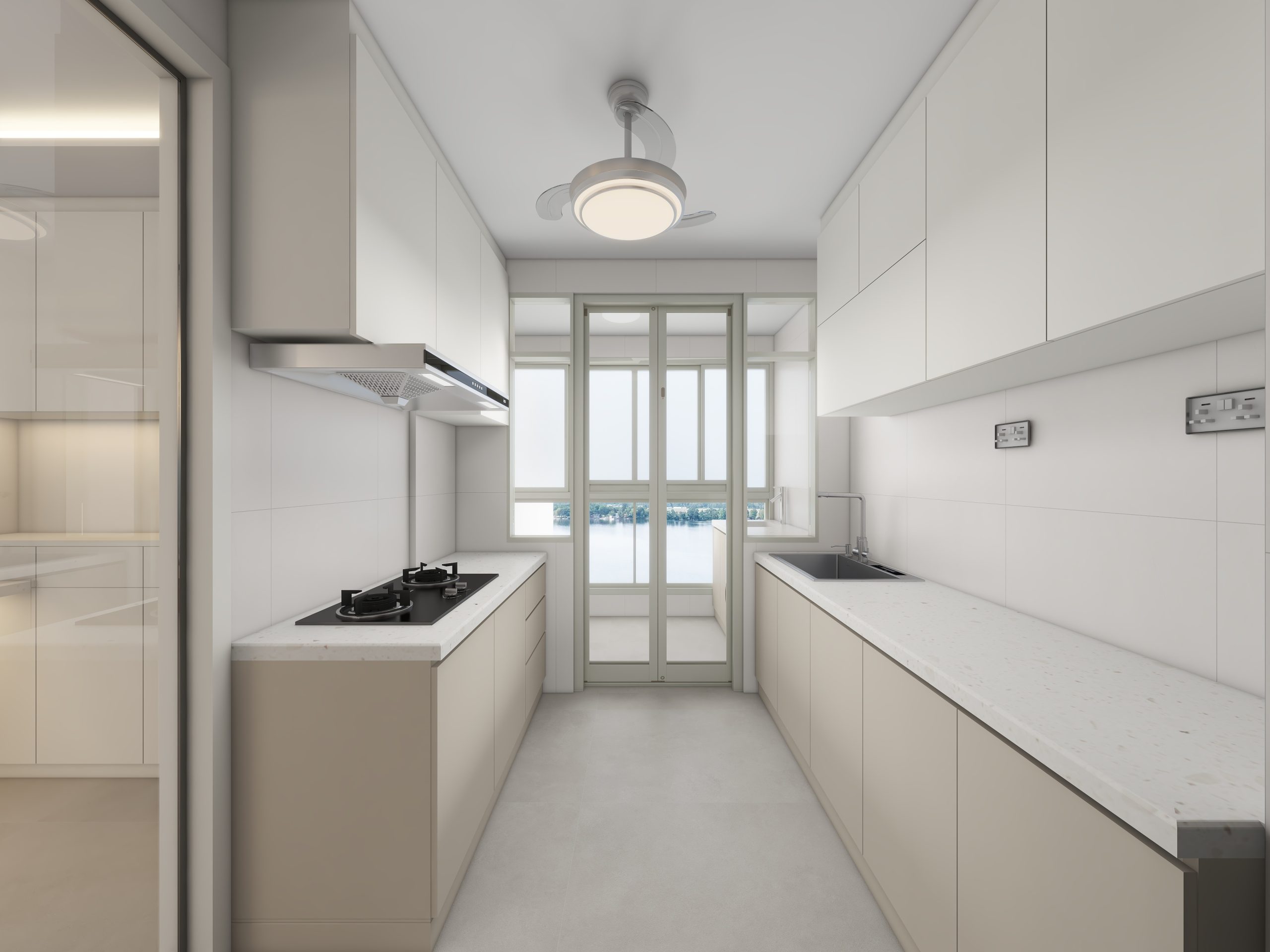 Hougang Citrine 5-Room Design A (Kitchen, Master Bedroom, and Bathroom Cabinets)