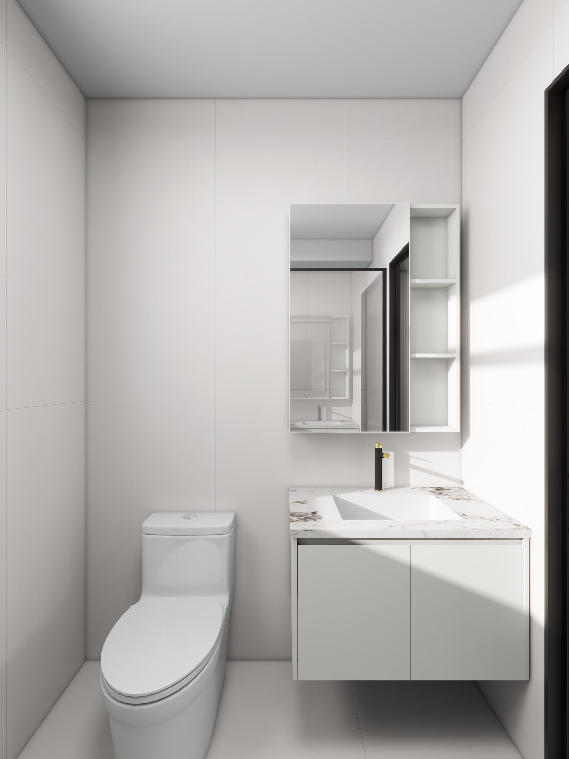 Hougang Citrine 5-Room Design A (Kitchen, Master Bedroom, and Bathroom Cabinets)