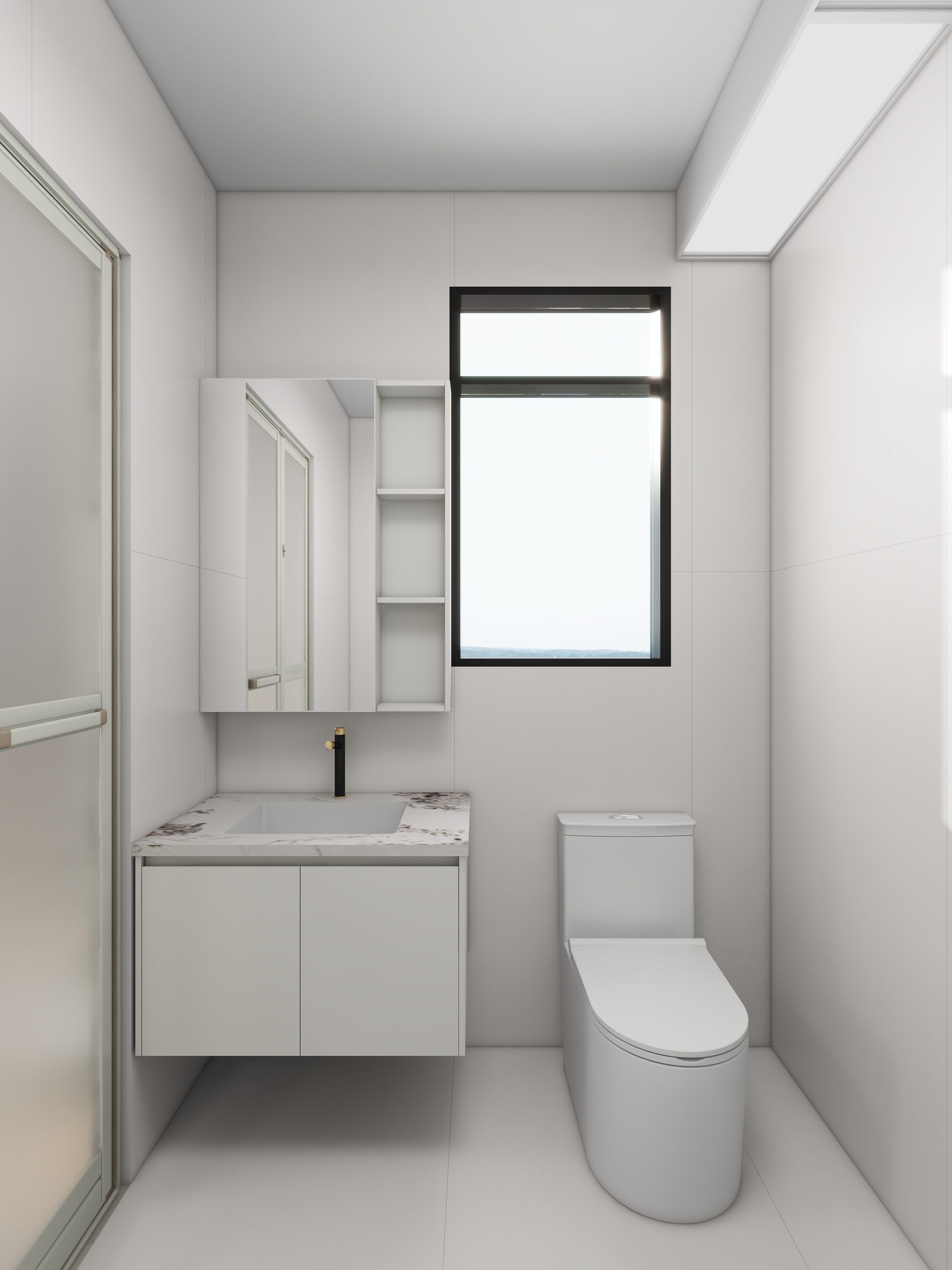 Hougang Citrine 2-Room Design A (Kitchen, Master Bedroom, and Bathroom Cabinets)