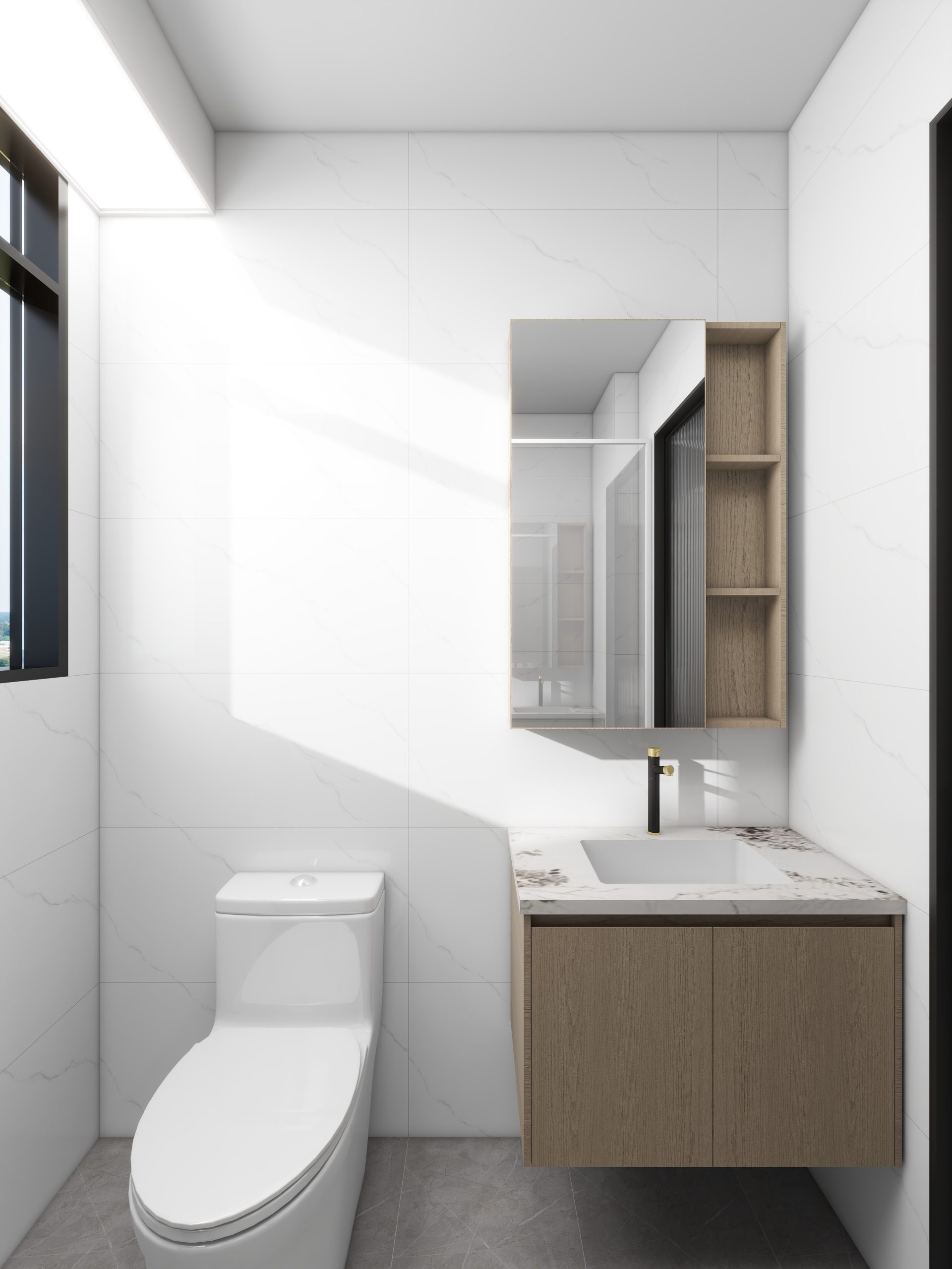 Hougang Citrine 4-Room Design B (Kitchen, Master Bedroom, and Bathroom Cabinets)