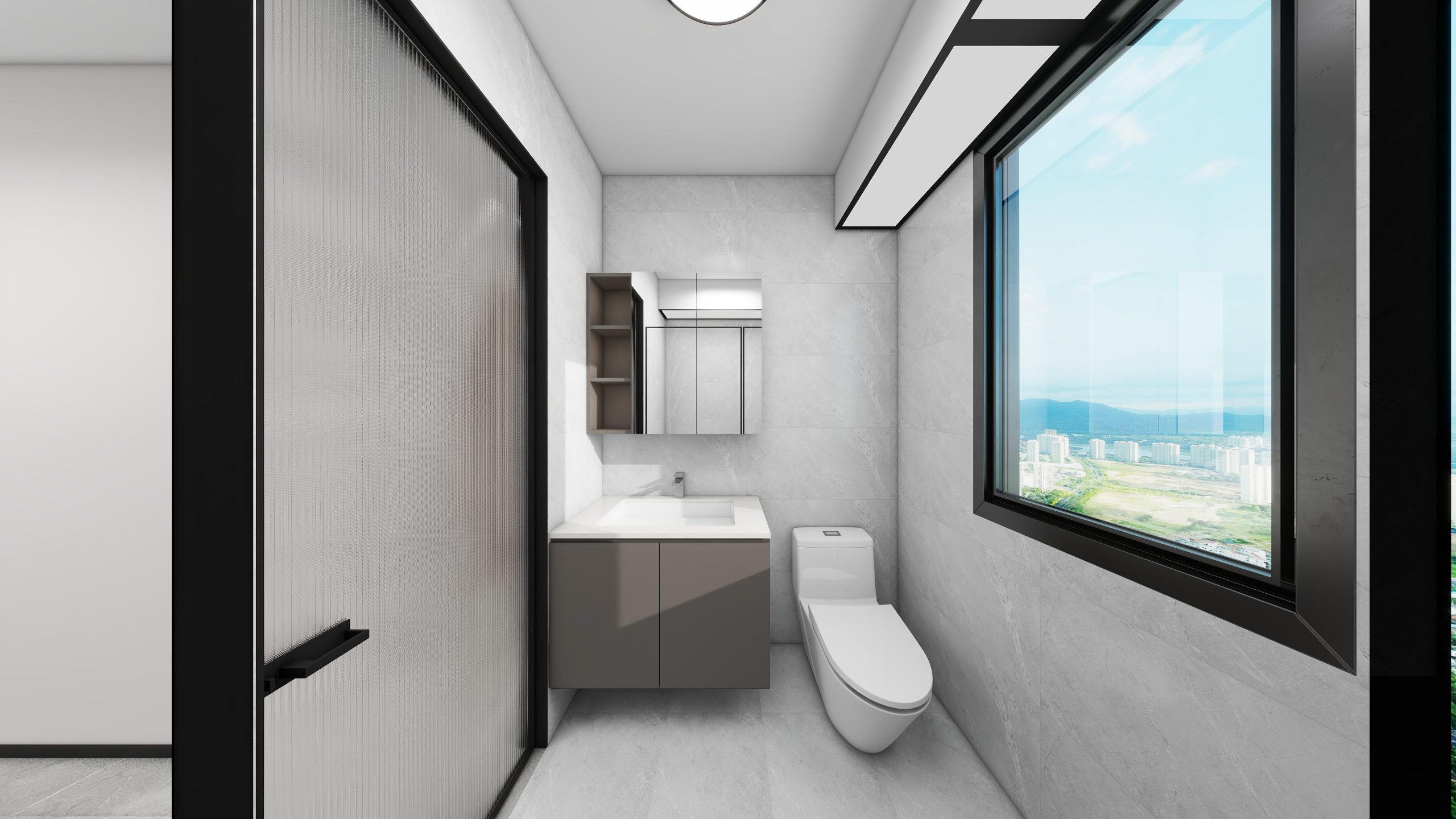 Tengah Parc Clover 4-Room Design C (Kitchen, Master Bedroom, and Bathroom Cabinets)