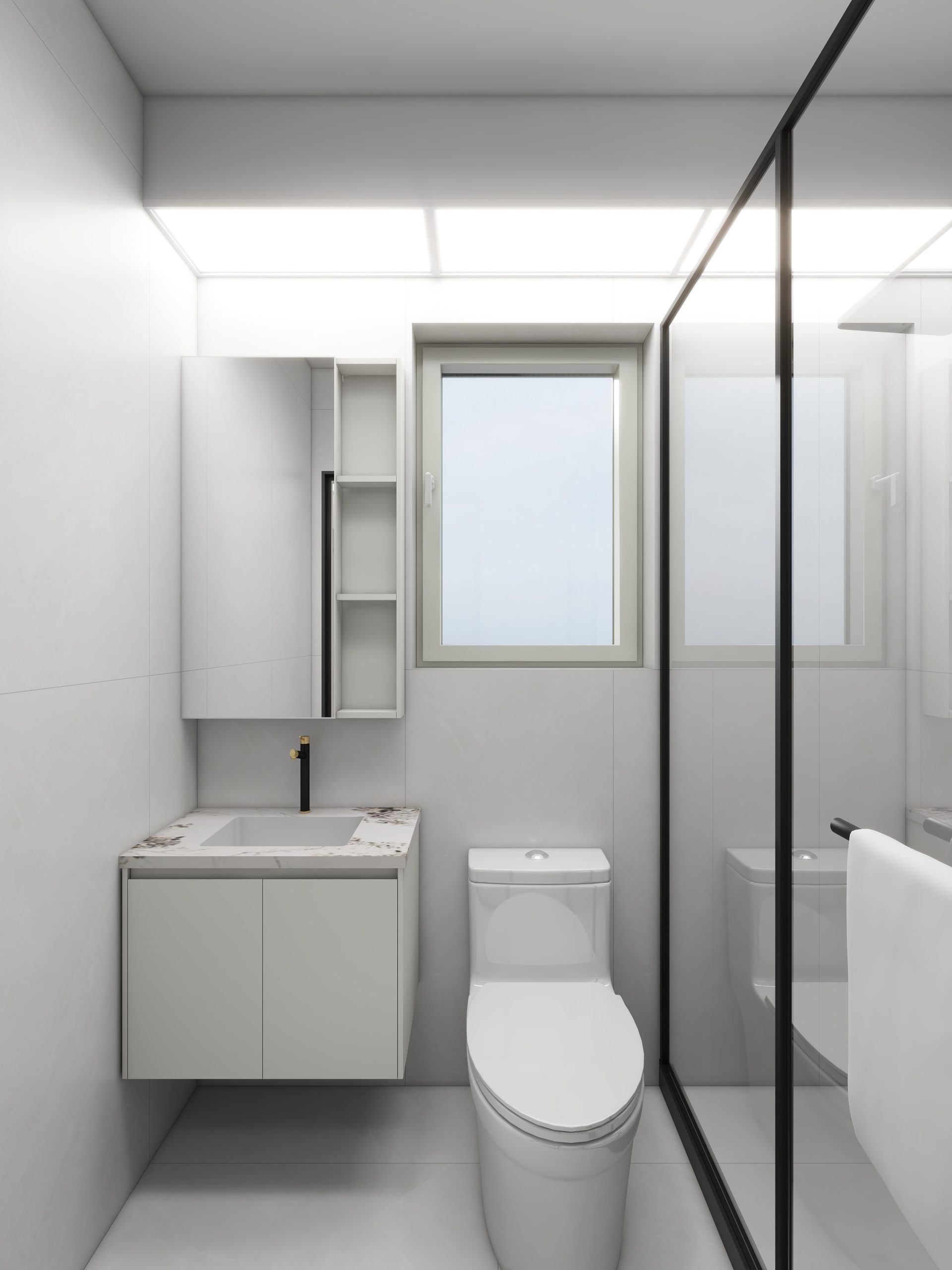 Tengah Parc Glen 5-Room Design A (Kitchen, Master Bedroom, and Bathroom Cabinets)