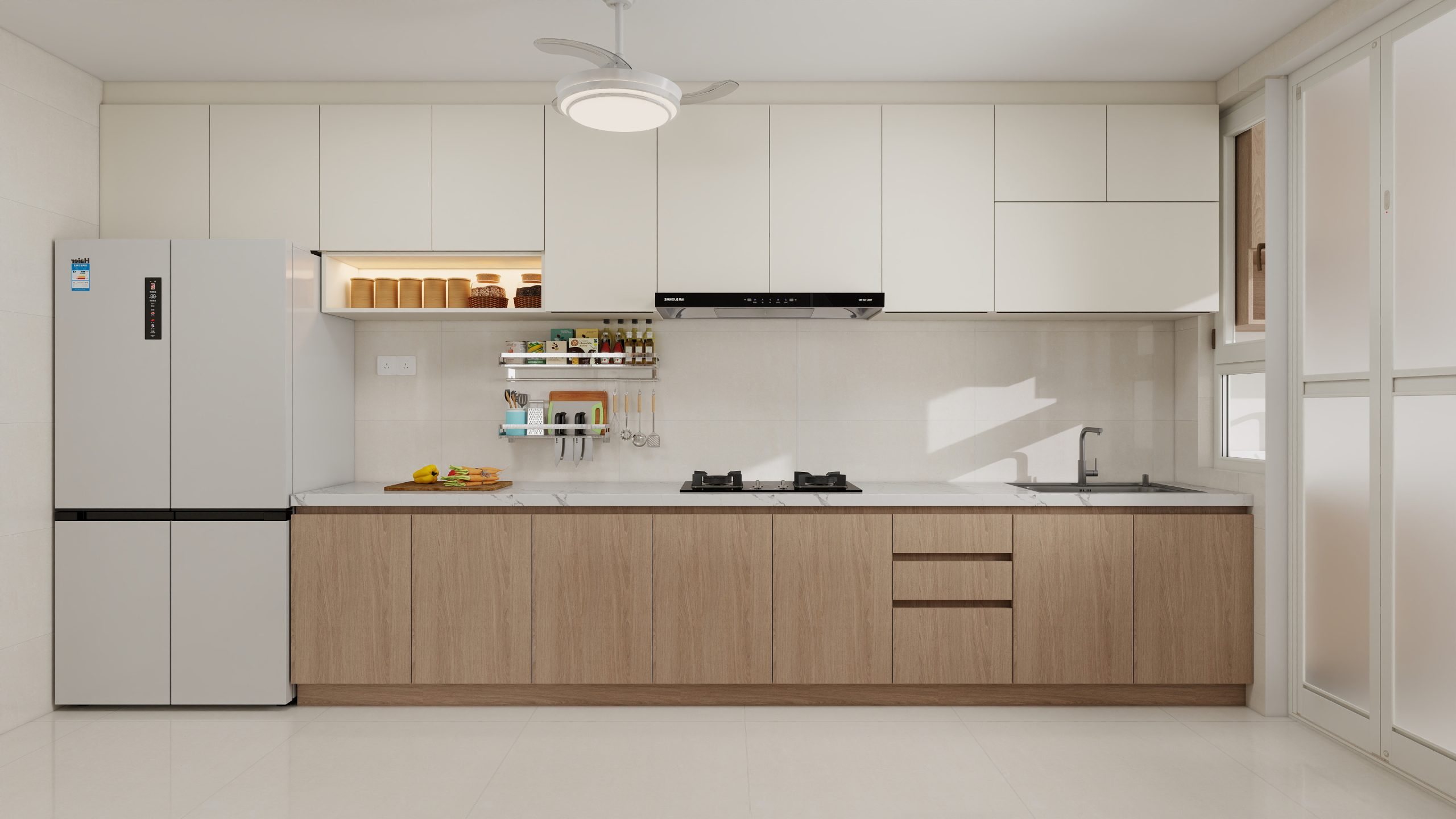 Tengah Parc Residences 5-Room  Design B (Kitchen, Master Bedroom, and Bathroom Cabinets)