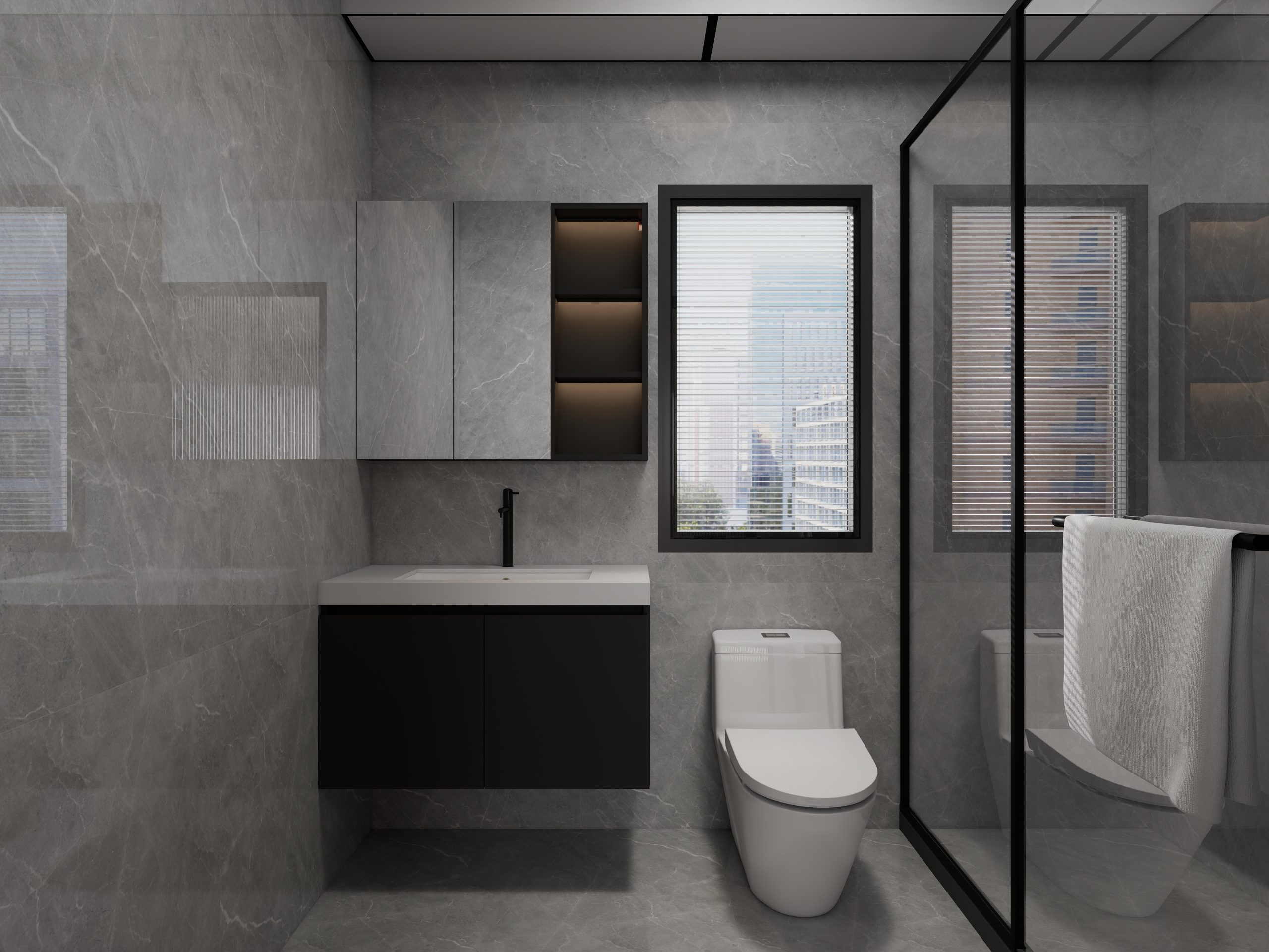 Tengah Parc Residences 5-Room  Design C (Kitchen, Master Bedroom, and Bathroom Cabinets)