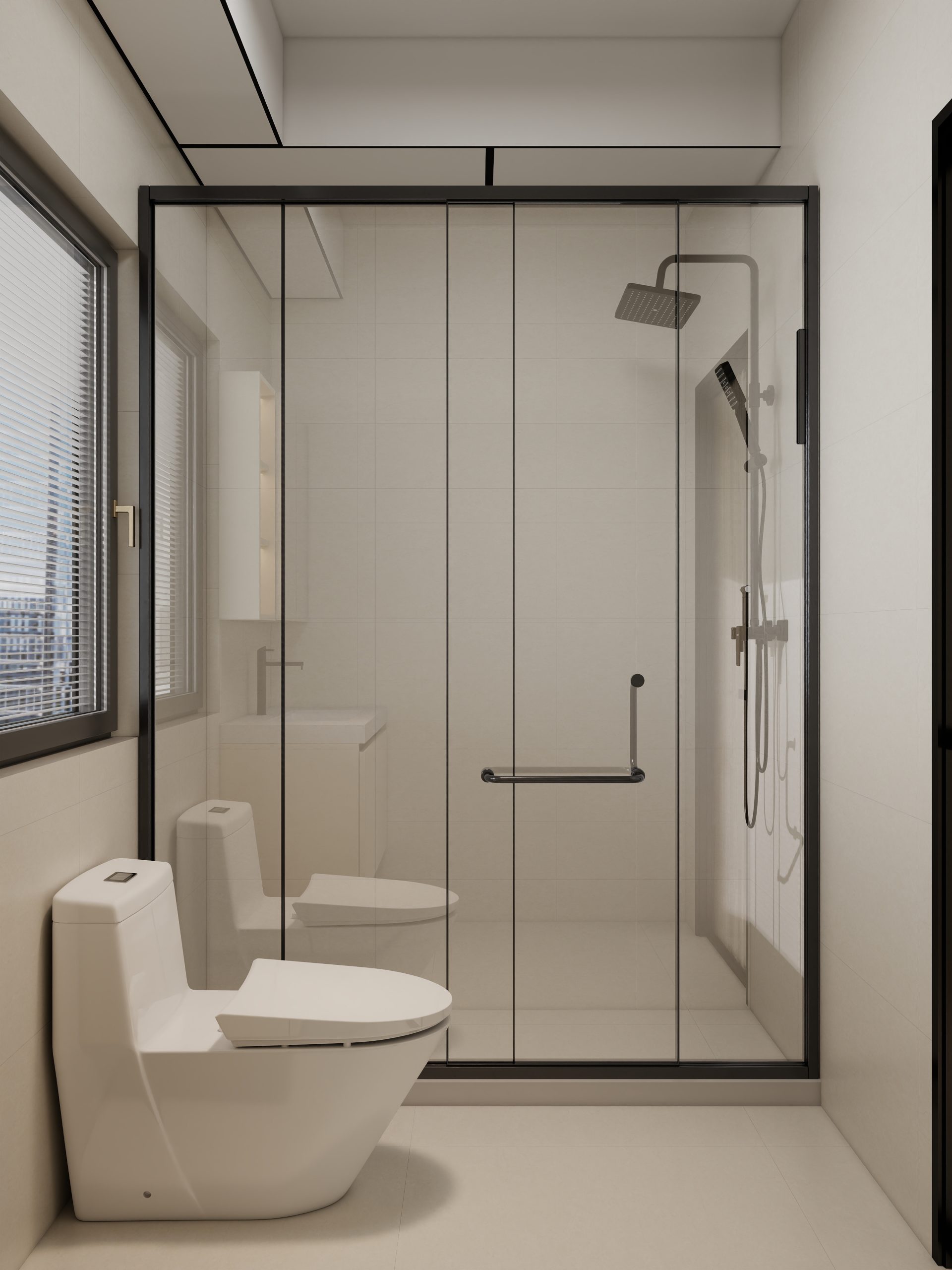 Tengah Parc Residences 4-Room  Design A (Kitchen, Master Bedroom, and Bathroom Cabinets)