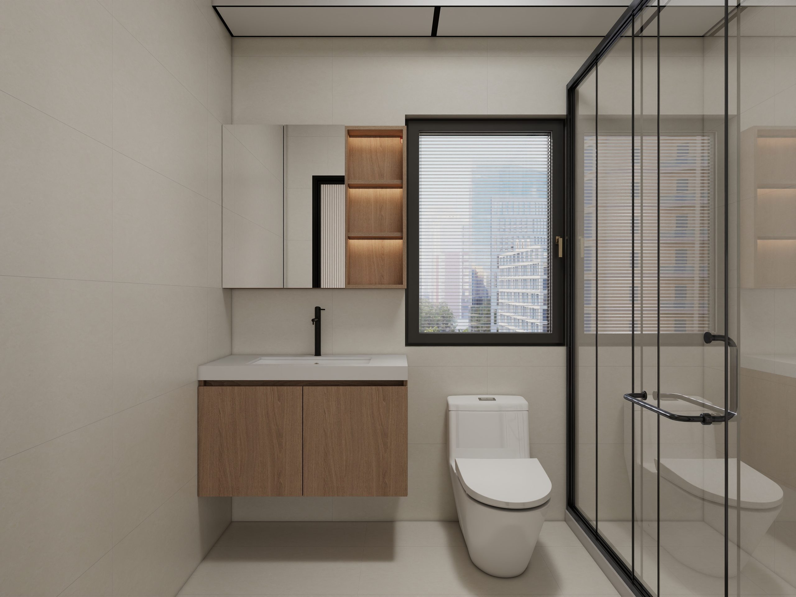 Tengah Parc Residences 4-Room  Design B (Kitchen, Master Bedroom, and Bathroom Cabinets)