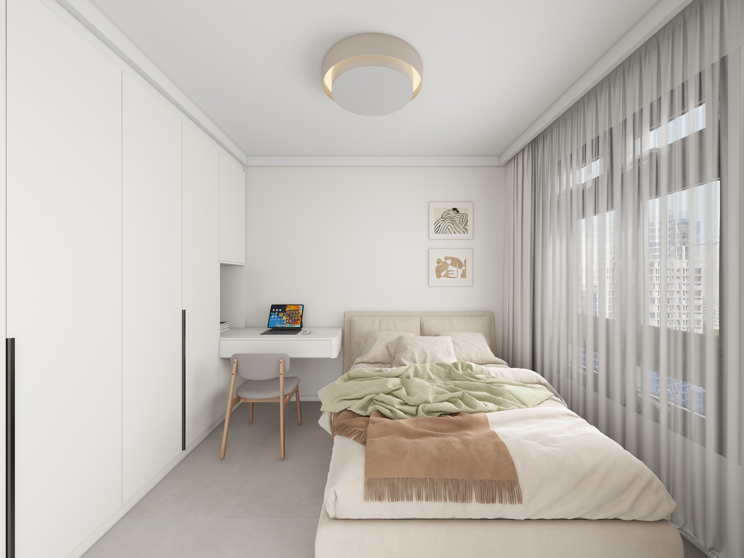 Tengah Parc Woods 2-Room Design A (Kitchen, Master Bedroom, and Bathroom Cabinets)