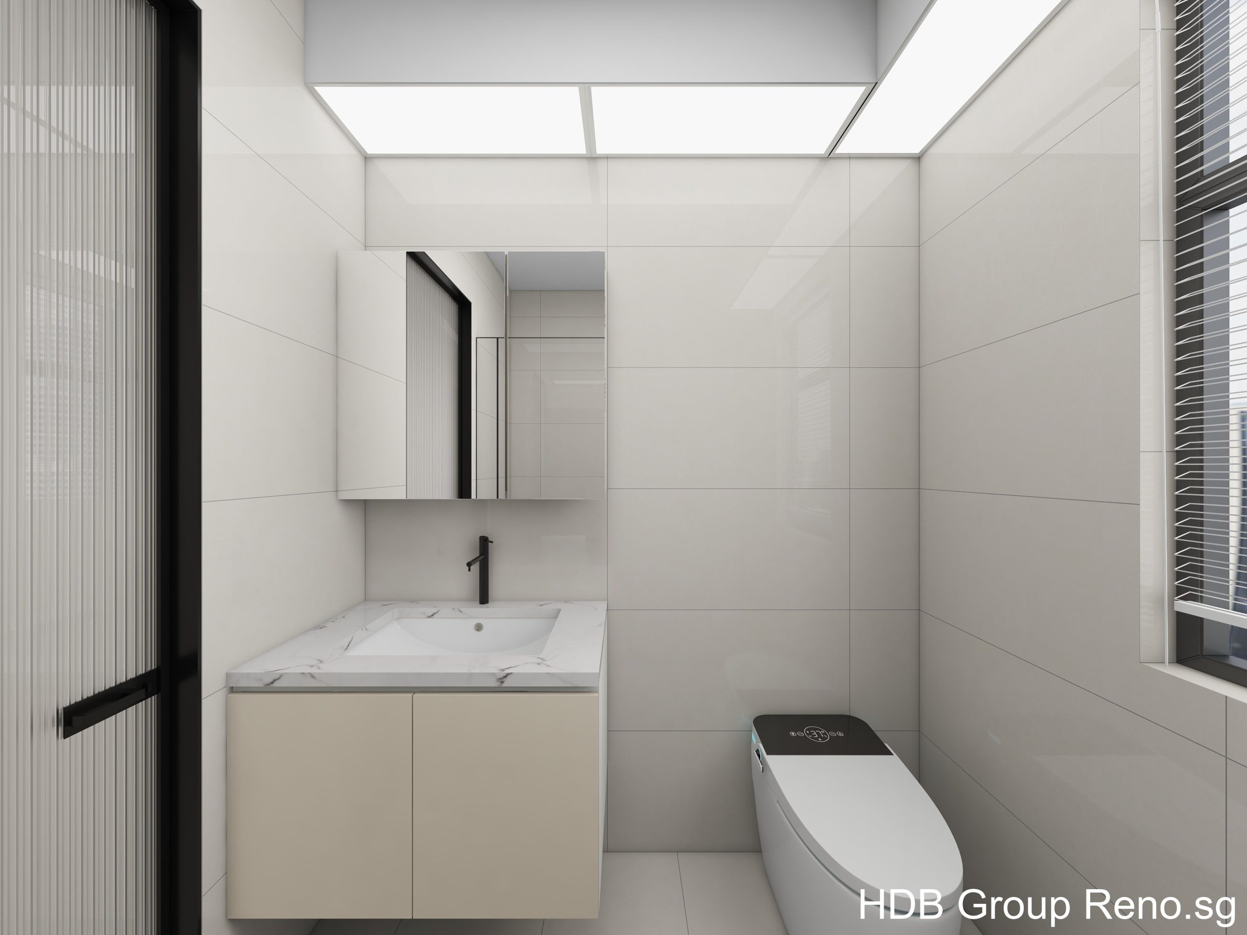 Punggol Point Cove 5-Room Design A (Kitchen, Master Bedroom, and Bathroom Cabinets)