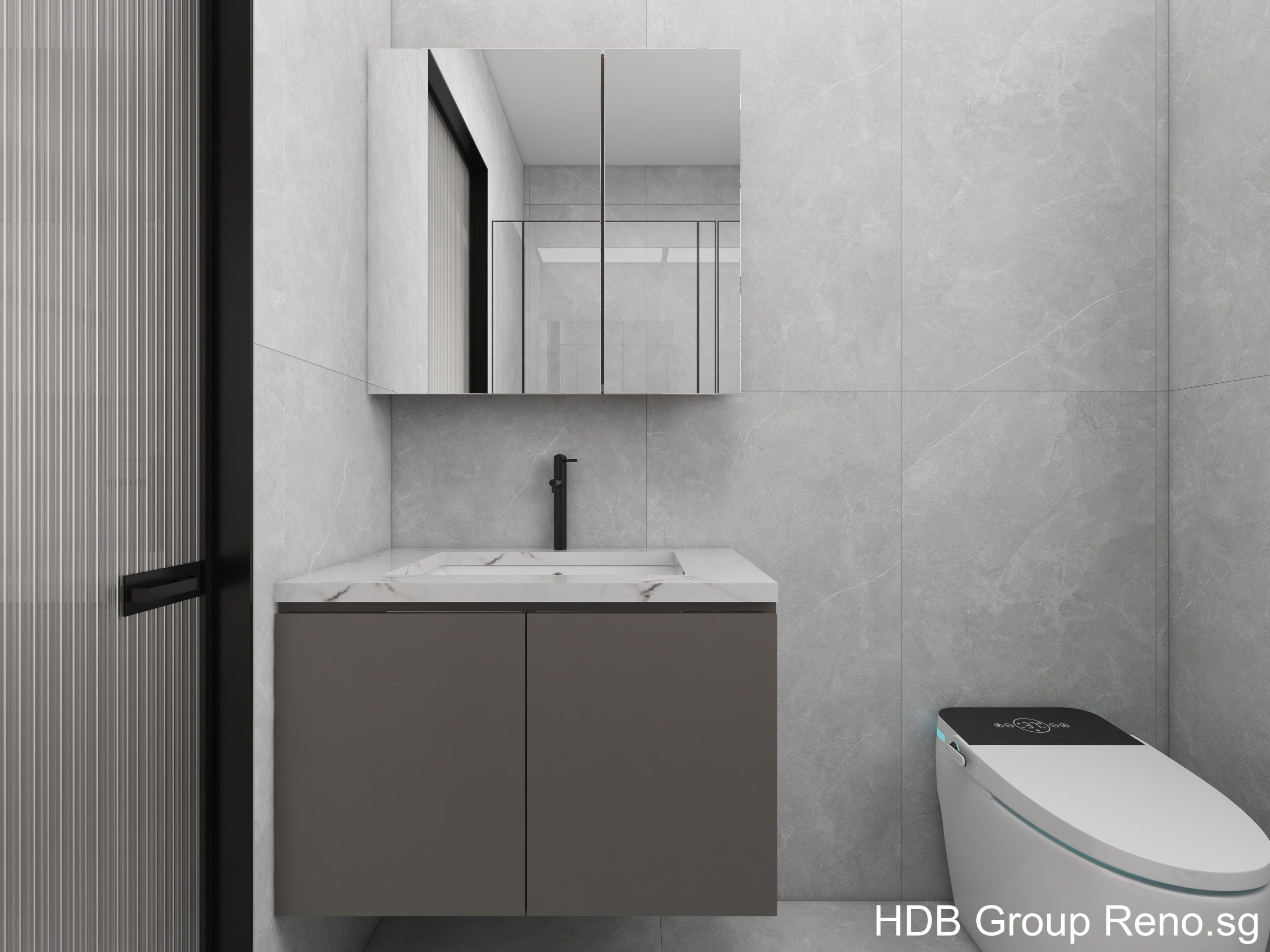 Punggol Point Cove 5-Room Design C (Kitchen, Master Bedroom, and Bathroom Cabinets)