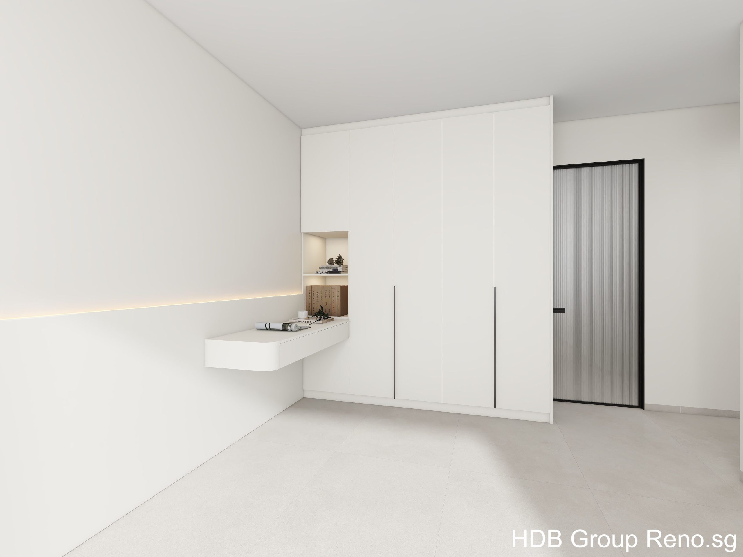 Punggol Point Cove 4-Room Design A (Kitchen, Master Bedroom, and Bathroom Cabinets)