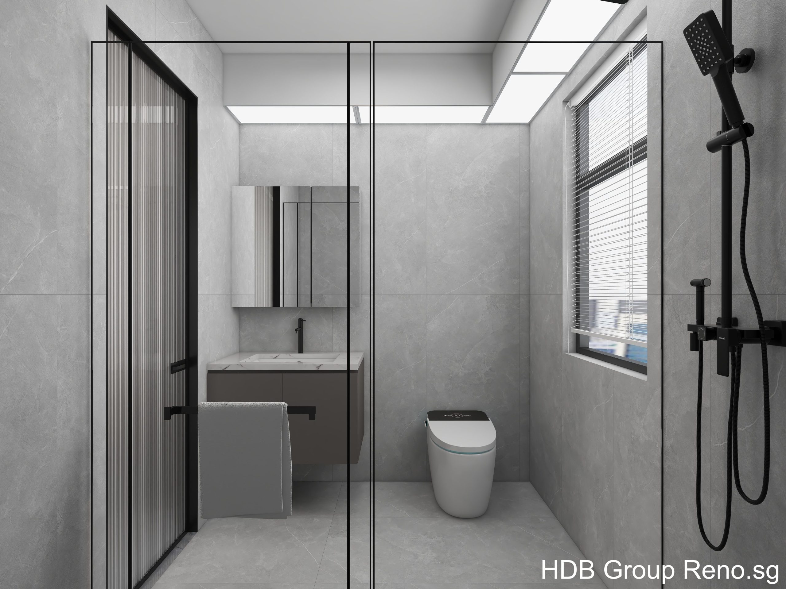 Punggol Point Cove 4-Room Design C (Kitchen, Master Bedroom, and Bathroom Cabinets)