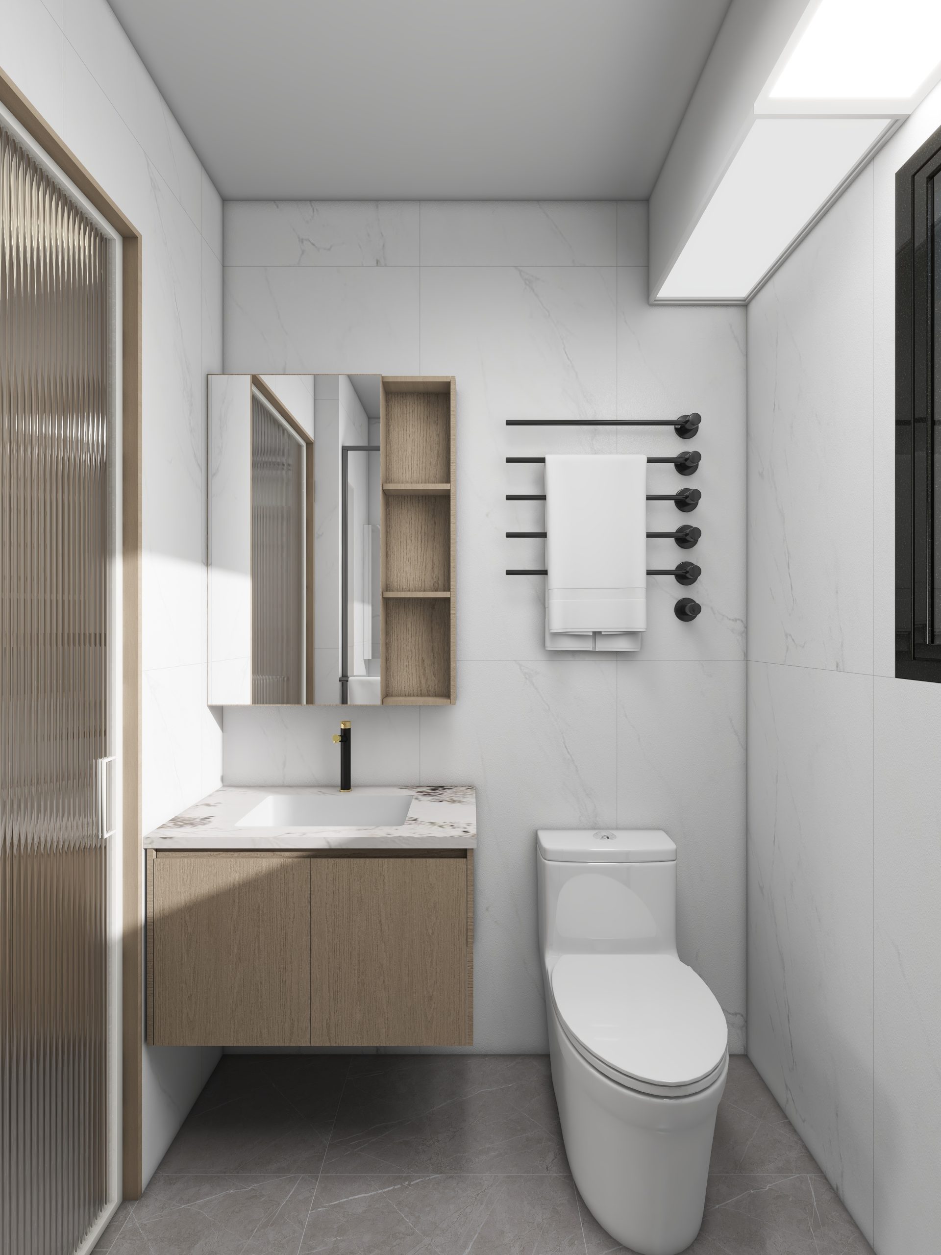 Sembawang Sun Sails 5-Room Design A (Kitchen, Master Bedroom, and Bathroom Cabinets)