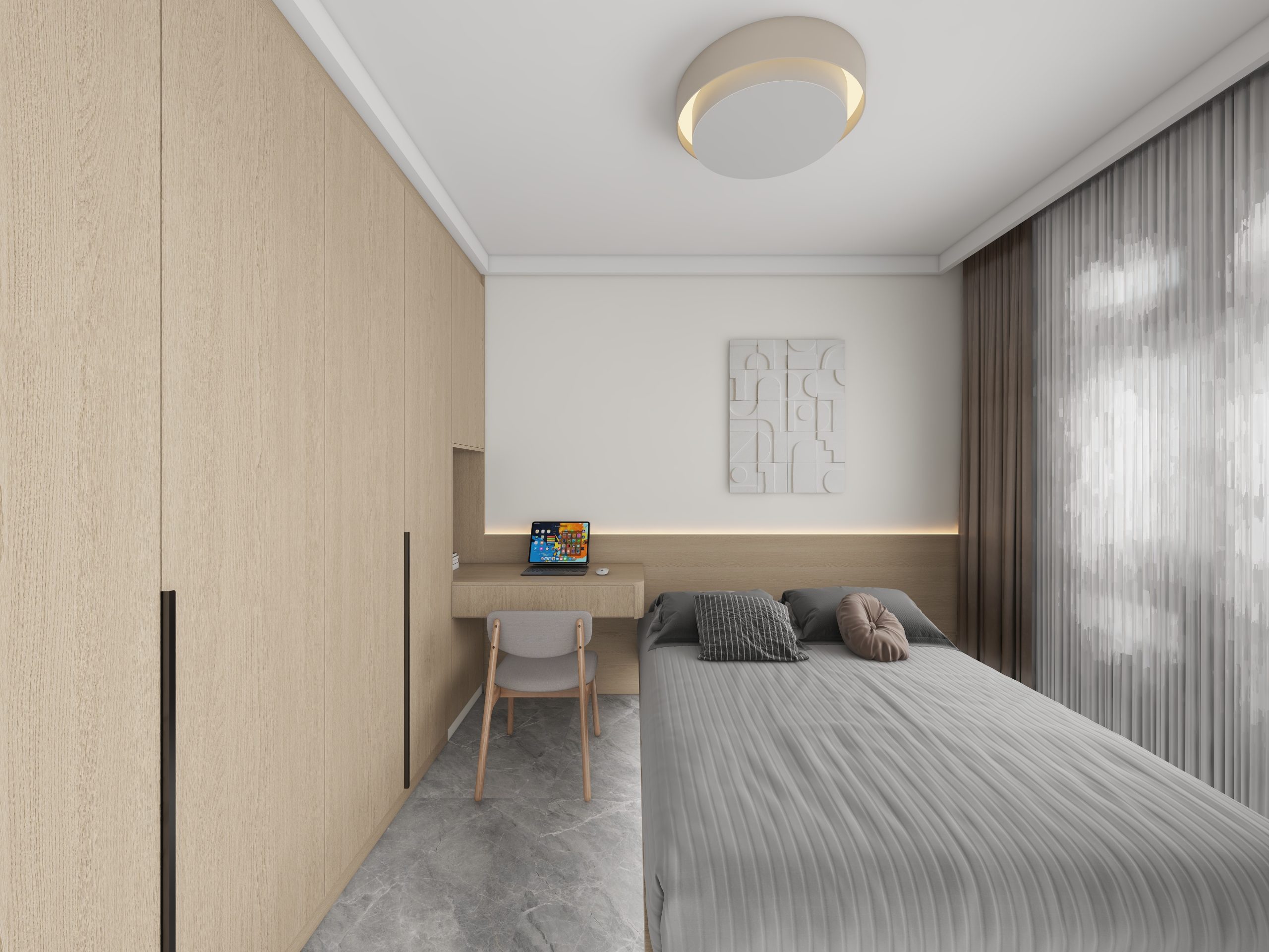 Tampines Green Emerald 2-Room Design B (Kitchen, Master Bedroom, and Bathroom Cabinets)