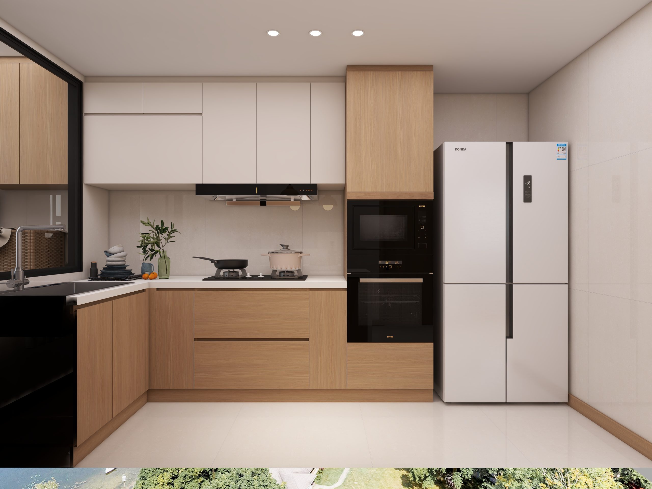 Tampines Green Jade 4-Room  Design B (Kitchen, Master Bedroom, and Bathroom Cabinets)